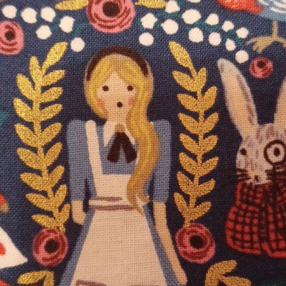 Toshika New York Handmade Alice In Wonderland Tote Bag